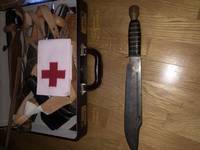 Diverse antikke våpen og krigsminner