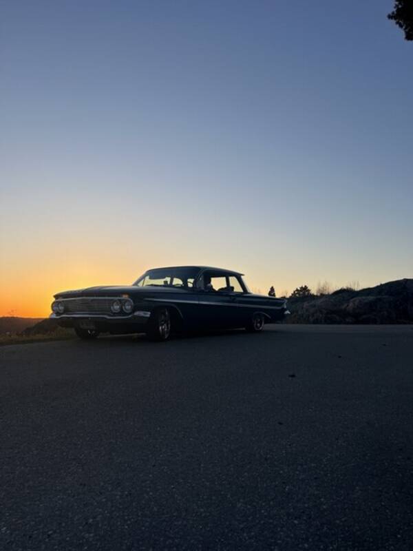 Kjøretøy - Chevrolet bel air 2 dørs 61 mod 