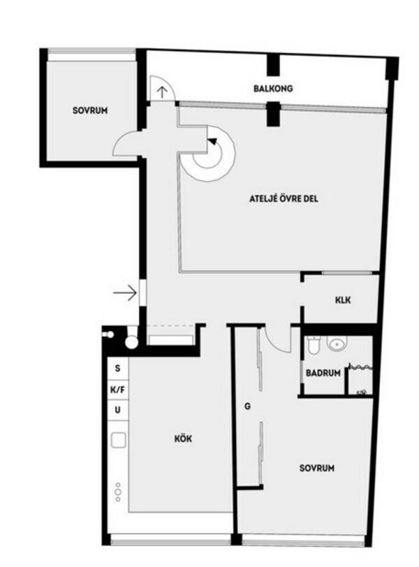 Leilighet - Etage lägenhet i Täby 