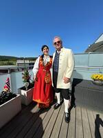 Romeriksbunad mann og kvinne Romeriksbunad mann og kvinne